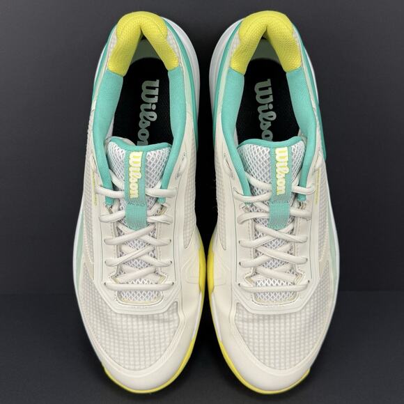 Wilson Rush Pro 5 SAMPLE Men’s 10 Tennis Shoes 145464 White Green main image 7